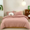 CLOTHKNOW Queen-Bettwäsche-Set, Rosa, 3-teilig, Dusty Rose, für Damen und Mädchen, Tröster-Set, Mauve, Queen-Size-Größe