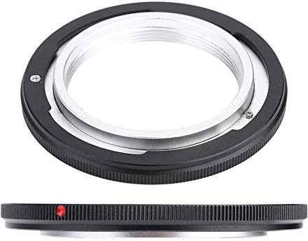 Regun Objektivadapter M42 auf FD, Aluminium Objektivmontageradapterring, Schraubobjektiv auf FD F-1 A-1 T60 Filmkameraadapter(schwarz)