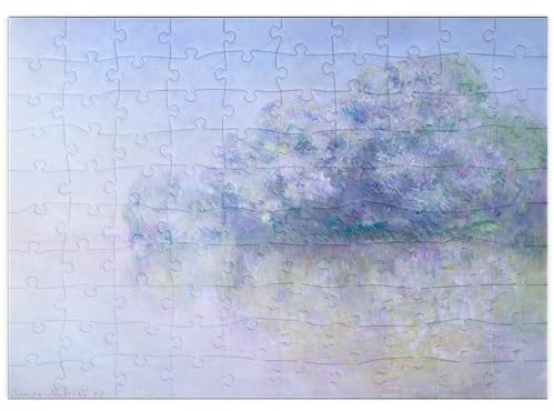 MyPuzzle Île aux Orties Near Vernon (1897) by Claude Monet - Premium 100 Teile Puzzle - MyPuzzle Sonderkollektion von Æpyornis