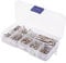 Alnicov Guitar Screw Kit,226 Pieces 9 Types Guitar Screw Assortment Set with Springs for Electric Guitar Bridge,Pickup,Pickguard,Tuner,Switch, Neck Plate(Chrome)