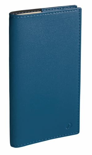 Quo Vadis - Kollektion: Soho ITALNOTE Spiralé - Wochenplaner - 8,8 x 17 cm - Französische Edition - 12 1/2 Monate Mitte Dezember-Dezember - Stahlblau - Jahr 2023