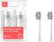 Oclean Bürstenköpfe, Clean Brush Head W02, 2PCS Elektrische Zahnbürstenköpfe, Kompatibel mit Allen Elektrischen Zahnbürsten von Oclean, Bürstenköpfe mit DuPont-Borsten – weiß