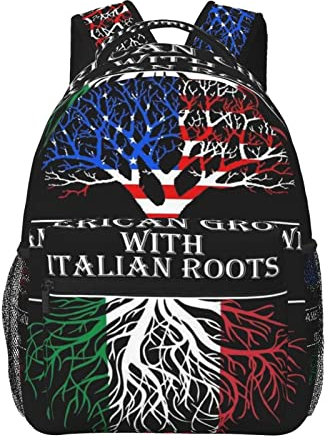 Grown Mexican Roots Leichter lässiger Studenten-Rucksack – leicht und tragbar, geeignet für Schule, Arbeit, Wochenendurlaub, Reisen, 20 x 29 x 30 cm., Schwarz, Einheitsgröße