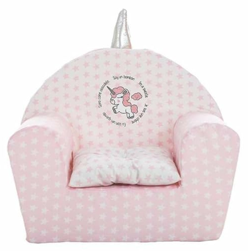 Creaciones Llopis Kindersessel für Mädchen, Jungen und Baby, Kindersessel (Einhorn)