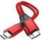 UseBean USB C to USB C Cable 100W 0.2M(2 Pack), USB 3.2 Gen 2X2 20Gbps Data Transfer Type-C Cable PD Fast Charging,4K Video Monitor Cord,for Thunderbolt 3/4 MacBook Pro, iPad Pro,Galaxy S21/S20, Red