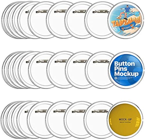 40 Stück Buttons Transparent, Diy Button Pins Acrylic, Buttons Zum Selbstgestalten, Diy Ansteckbuttons, Buttons Selber, Transparent Diy Lapel Buttons For Picture, Photo, Clothing, School