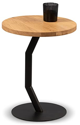 M2 Kollektion Beistelltisch Tim 1 in braun, H/D=45/35cm