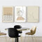 Hava Kolari Abstrakte Linie Poster Wohnzimmer, 3er Set Aquarell Wandbilder Kunstposter, Wanddeko Aesthetic Bilder Leinwand Set, Ohne Rahmen (3#,A4 21x30cm)