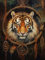 Reofrey 5D Diamond Painting Zubehör Tiger Traumfänger, DIY Full Dril Tiere Diamant Painting Bilder Set Diamant Malerei Vollbohrer, Kreuzstich Erwachsene Stickerei Crystal Strass Foto Craft 30x40cm