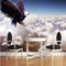3D Landschaft Blauer Himmel Und Weiße Wolken Adler Großes Aufkleber-Wandbild, Abnehmbares Wandbild | Selbstklebende Tapete 3D Wandbild Für Kinderzimmer Esszimmer Schlafz 350 (Breite) x 256 (Höhe) cm