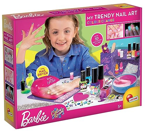 Lisciani Giochi - Barbie My nail art machine colour change