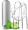 AWUMBUK Tongue Scrapers for Adults, Toungescraper 2 Tongue Scraper with Case Stainless Steel Tongue Cleaner Set Bad Breath Treatment for Adults and Children
