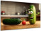 DARO Design - witziges Küchen-Bild auf 6mm HDF 40x30 cm Gurken-Freunde - Wand-Deko Bilder Lustiges Geschenk