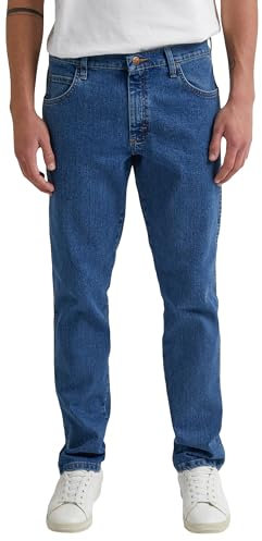 Rustler Regular, Jeans Uomo, Indaco Mid, 33W / 32L