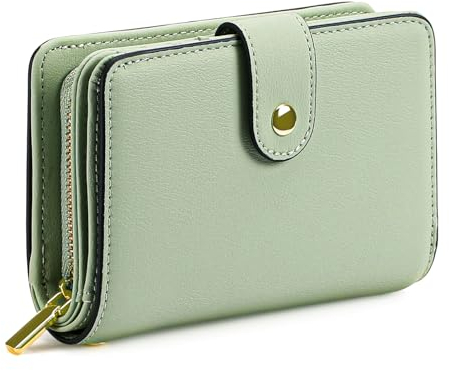 GAEKEAO Portemonnaie Damen,Geldbörse Damen, Geldbeutel Damen Zipper mit Münzfach & RFID-Schutz