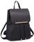 Miss Lulu Rucksack Damen Klein Wasserdicht Rucksack Cityrucksack Backpack Women Modern Backpack Damen PU Leder für Reisen Arbeit Schule