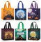 BBLIKE Halloween Tüten für SüßIgkeiten - 6 Stück Tasche mit Griffen für Trick or Treat, Halloween Korb für Kinder, Vliesstoffen Geschenktüten, Praktische Beutel für SüßIgkeiten, Kekse, Snacks