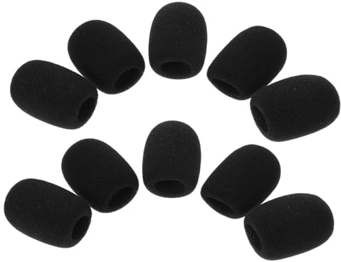 WHAMVOX 10pcs Mic Windscreen Protection Film Pop Filter for Microphone Headset Microphone Guard