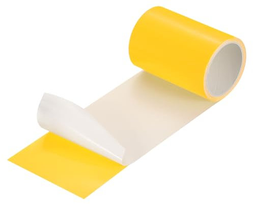 sourcing map Inflatable Patch Repair Kit 3 in x 5 Ft,TPU Pool Patches Repair Tape for Air Mattress, Bounce House, Swimming Pool, Yellow