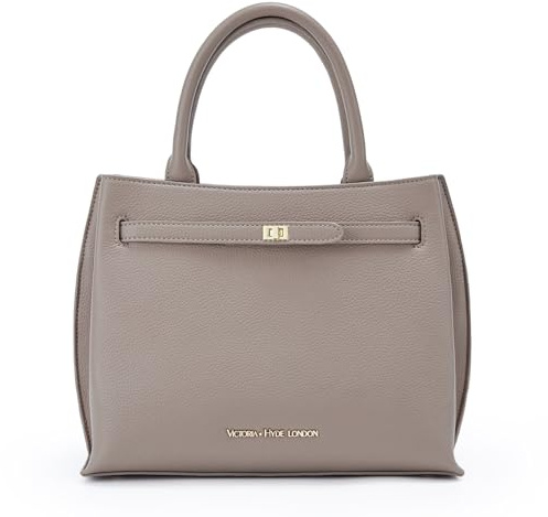 VICTORIA HYDE Handtaschen für Damen, große Schultertaschen, Tragetaschen für Wome, Grau