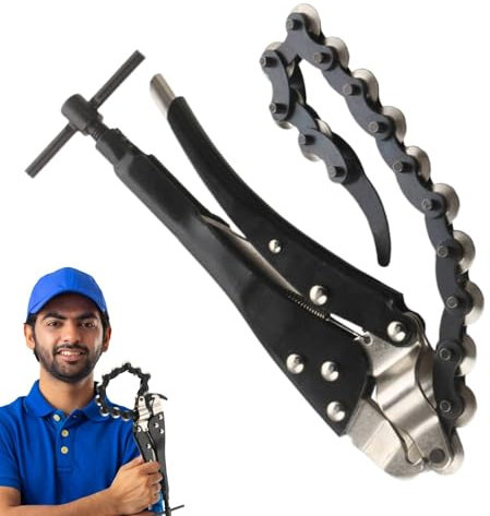 Coupe-chaîne pour tube d'échappement – ​​Coupe-tuyau d'échappement, pince portable en acier allié | Outil de coupe de chaîne d'échappement et de tuyau d'échappement automobile, pince de verrouillage d