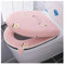 Toilettensitzbezug, WC-Sitzkissen, 2 Stück/Set, rosa Spitze, Quaste, Plüsch, WC-Sitzkissen, zweiteiliges Set, WC-Deckelbezug-Set, Spitzensamt(Pink)