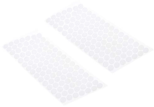 SHINEOFI 15mm Selbstklebende Runde Klettpunkte Weiße Klettdots Für Verschlüsse Und Bastelprojekte Hochwertiges Klettband Für Kleidung Und DIY Anwendungen