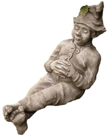 Generisch Done Roaming, aus der Serie Pheebert´s, von Fiona Scott, Liegender Wichtel, Fantasyfigur aus Steinguss, Frostfest V-1388