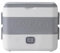 Zhufas Gamelle Chauffante Electrique,200w Boîte à déjeuner électrique, 1,2L Acier Inox Lunch Box Chauffante, Boite Chauffante Repas Amovible, 220V Chauffage Rapide pour Bureau, École, Voyage etc