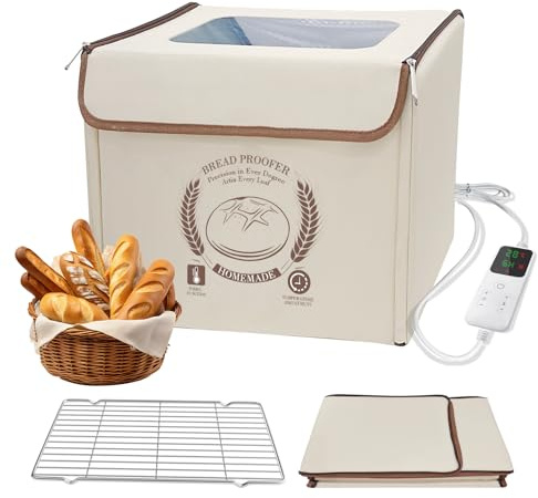 Brot Gärbox Sauerteig mit Heizung, 25-55℃ Präzise Temp Ctrl,Gärbox Brotteig