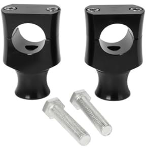 EQAUHYB Motorrad-lenkererhöhung Universal Motorrad Lenkererhöhung 22 Mm 7/8 Zoll Klemmhalterung Griffklemme Modifiziert Universelle Upgrade Teile Motorradzubehör