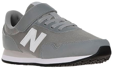 New Balance Boy's Unisex Kids 323 Hook & Loop Sneaker, Slate Gray/White, 4.5 UK Child