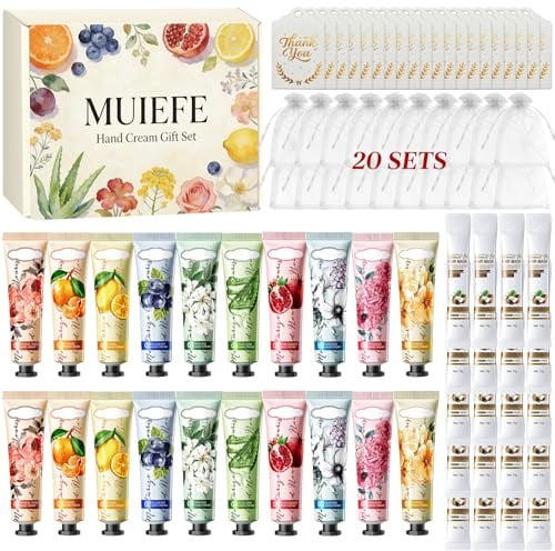 80 Stück Handcreme Geschenkset Frauen, Mini Handcreme Set zur Hautpflege