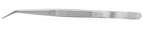 Weller Erem 24SA Präzisionspinzette Abgewinkelt 40° Mit Feinen Robusten Spitzen und Ergonomisch geformte Griffe für überragenden Komfort und ermüdungsfreie Handhabung 150 mm
