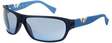 POLICE Herren S1803684AGM Sonnenbrille, Blau, 68