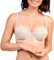 Sans Complexe - Arum - Soutien-Gorge Emboitant en Dentelle avec Armatures - Classique - Femme - Skin - 90B
