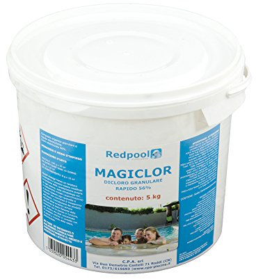 5Kg Cloro dicloro granulare rapido 56% disinfezione acqua piscina 9010009