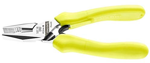 FACOM 187.18CPEF-R Pinces Universelles à Retenue de chute, Jaune, 185 mm