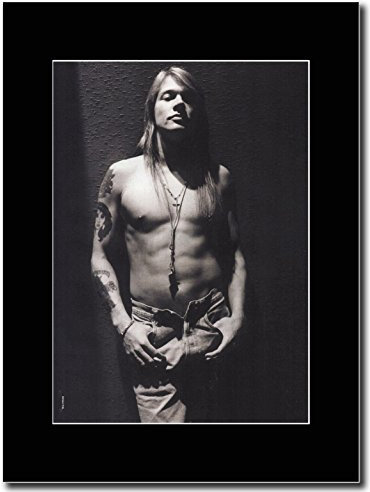 Guns N' Roses - Axl Rose .Promo Magazine sur un Mont Noir