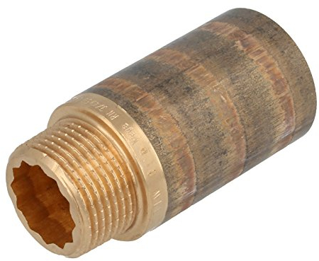 Viega 3525 - Verlängerung 3525 1,1/4 Zoll x 20 mm, Bronze