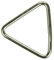 Karabiner & Mehr 5X KAMERO Edelstahl V4A, Ring, dreieckige Form, 3x35mm, Triangel, rostfrei