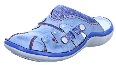 Krisbut 2220-7-1 Pantoletten blau blau