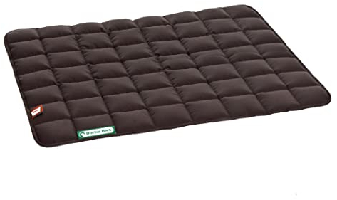 Doctor Bark Hundedecke – weiche, hochwertige Hundematte für mittlere Hunde, robuste Indoor-Outdoor Liegedecke, waschbar bis 95 °C (Gr. M, 80x70 cm, Braun)