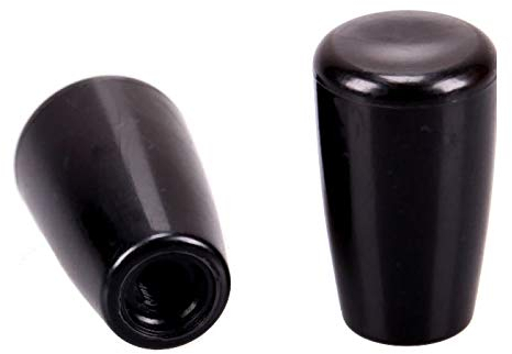 TRUCK DUCK® Universal Ersatz Knauf Kegelgriff 42mm mit M8 Innengewinde Kunststoff Kugel Kegel Schraub Griff rund Hebel Schalter KFZ LKW