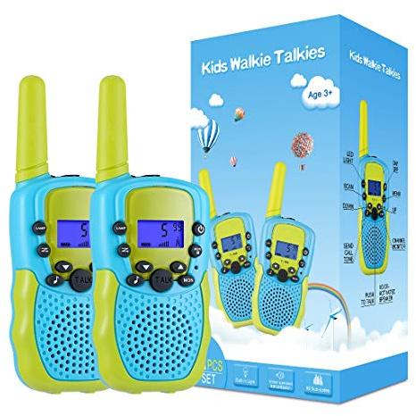 Selieve Toys for 3-12 Year Old Boys Girls, Easter Basket Stuffers, Walkie Talkies for Kids 22 Channels 2 Way Radio Toy with Backlit LCD Flashlight, 3 Miles Range for Outside, Camping, Hiking