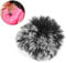 Lavalier Microphone Fur Cover, Black Lapel Microphones Furry Cover Windscreen Windshield Muff Fur for Wm6/WM8/M1