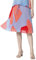 APART Fashion Damen Printed Plissee Skirt Rock,per Pack Mehrfarbig (hellblau-Multicolor hellblau-Multicolor),40 (Herstellergröße:40)
