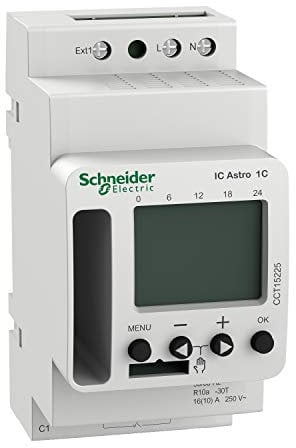 Schneider Electric - Acti9 IC Astro - interrupteur crépusculaire programmable - 1 canal - smart - CCT15225