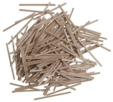 Trimits Craft TC026 Lot de 500 bâtons d'allumettes en bois naturel 50 x 2 mm