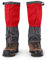 Jenngaoo 1 Paar Outdoor Gamaschen, Gamaschen Wandern wasserdichte Gamaschen Gaiter für Outdoor Hosen zum Wandern, Klettern und Schneewandern Schneeschutz Schuhe (Rot)